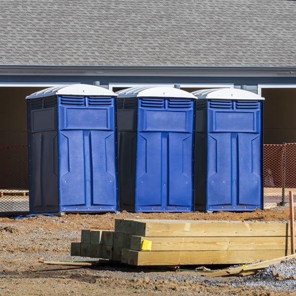 is there a specific order in which to place multiple porta potties in Blair Pennsylvania